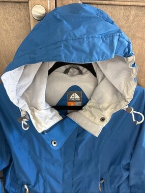 Nike Blue ACG FitStorm Outer Layer 3 Hooded Rain Jacket